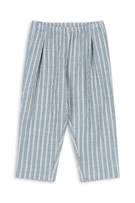 Konges Sløjd pantaloni per bambini ELLIOT PANTS GOTS colore blu KS104778