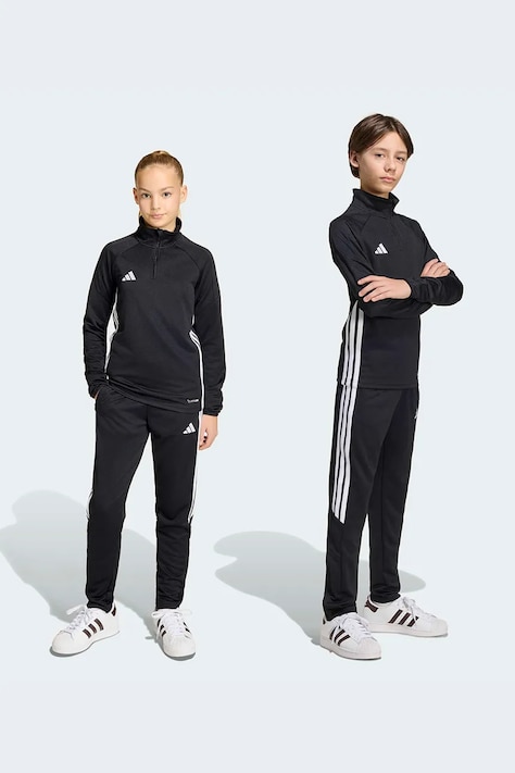 Detské tepláky adidas Performance čierna farba, jednofarebná, KE4052