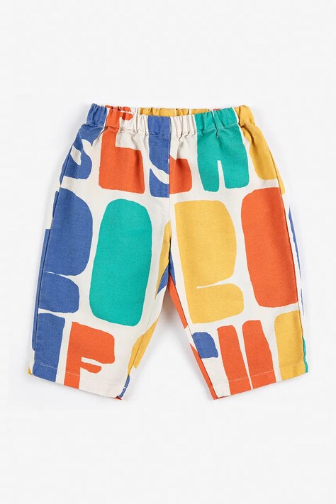 Bobo Choses spodnie dresowe bawełniane niemowlęce kolor multicolor wzorzyste B126AB114