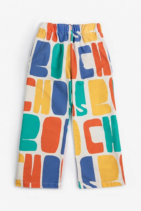 Bobo Choses spodnie dresowe bawełniane dziecięce kolor multicolor wzorzyste B126AC148