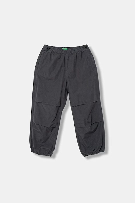 United Colors of Benetton nohavice detské bavlnené sivé high waist 456SCF05N