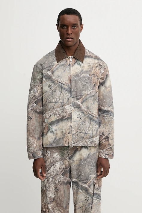 Represent giacca in cotone Real Tree Camo colore beige MLM100720.55