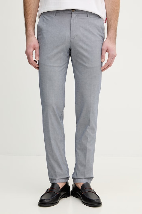 Karl Lagerfeld spodnie KL-CLIFF męskie kolor granatowy w fasonie chinos 561809.265350