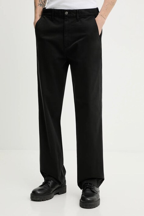 Tommy Jeans spodnie męskie kolor czarny proste DM0DM22649