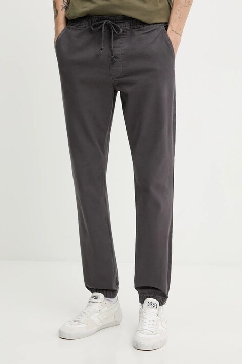 Tommy Jeans pantaloni culoarea gri, DM0DM23102