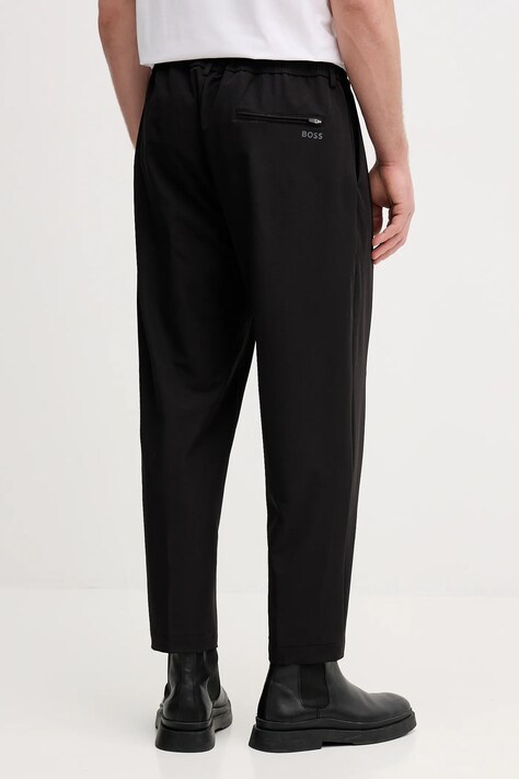 Штани BOSS Green T_Convert-Pleat — SS26-SPM014, чорний — фото 3
