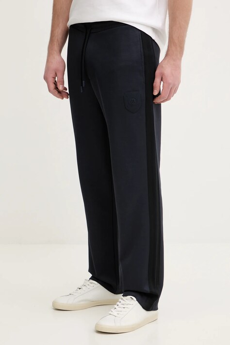 BOSS Green spodnie dresowe JT_BB BC Lux Hurley męskie kolor granatowy gładkie 50554586