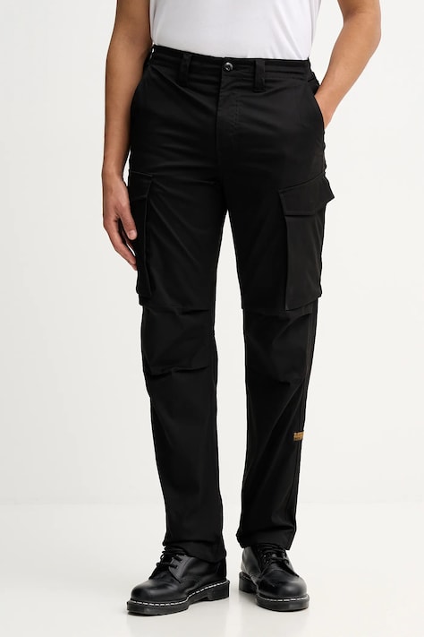 G-Star pantaloni culoarea negru, drept, D24309-E062