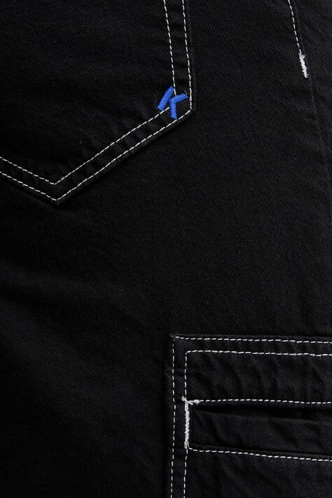 Бавовняні штани Karl Lagerfeld Jeans — SS26-SPM04O, чорний — фото 5