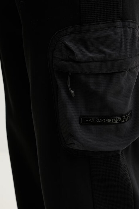 Спортивні штани EA7 Emporio Armani — SS26-SPM059, чорний — фото 4