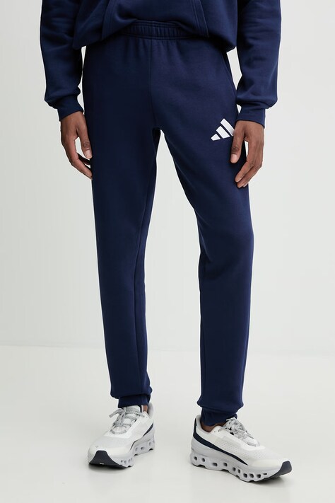 adidas Performance spodnie dresowe Entrada26 męskie kolor niebieski gładkie JZ9140