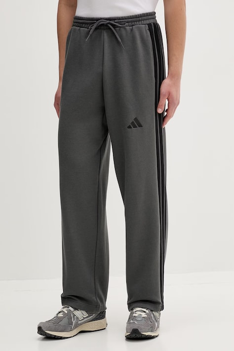 adidas spodnie dresowe Essentials męskie kolor szary z aplikacją KB6065