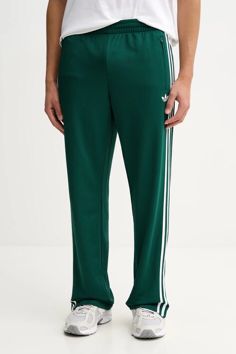 adidas Originals spodnie dresowe Firebird męskie kolor zielony gładkie KD4080