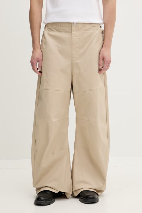 adidas Originals spodnie męskie beżowe super high waist KD6572