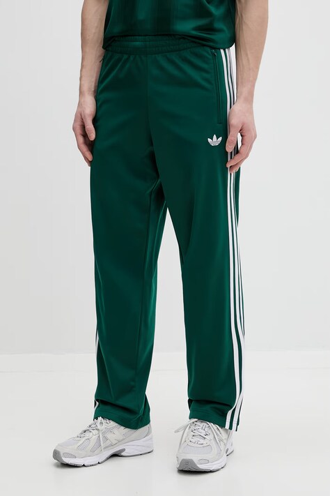 adidas Originals spodnie dresowe Firebird męskie kolor zielony z aplikacją KD8317