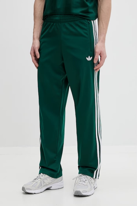 adidas Originals spodnie dresowe Firebird męskie kolor zielony z aplikacją KD8317