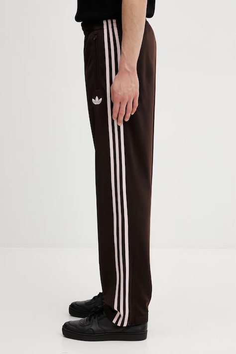 adidas Originals pantaloni tuta Firebird uomo colore marrone con applicazione KD8321