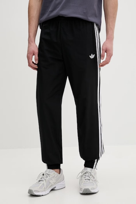 Tepláky adidas Originals Firebird čierna farba, s nášivkou, KE1371