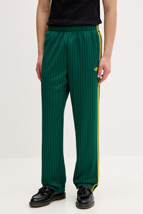 adidas Originals spodnie dresowe męskie Firebird zielone regular waist KE3456