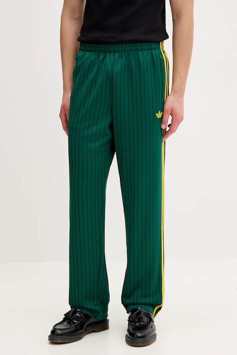 adidas Originals spodnie dresowe męskie Firebird zielone regular waist KE3456