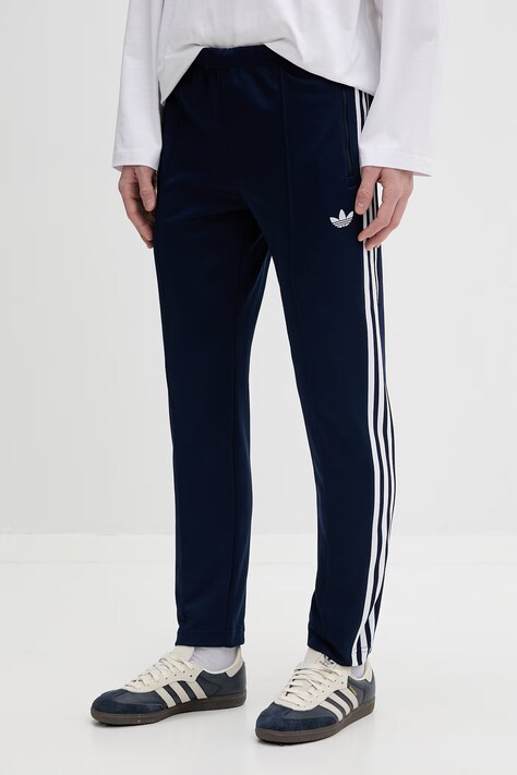 adidas Originals spodnie dresowe Beckenbauer męskie kolor niebieski z aplikacją KE3529