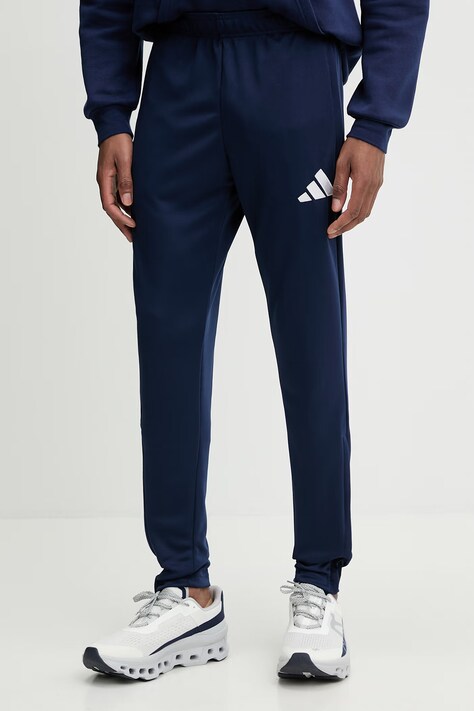 adidas Performance spodnie treningowe Entrada26 męskie kolor granatowy z aplikacją KE9847