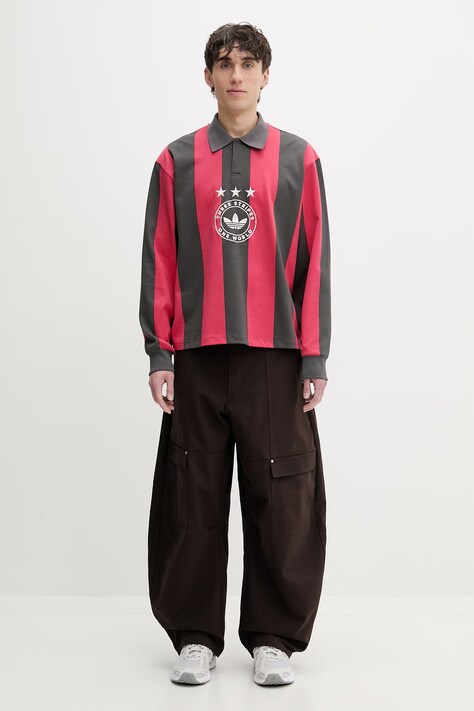 Штани adidas Originals — SS26-SPM087, коричневий — фото 2
