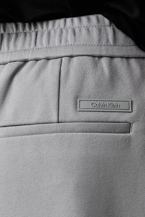 Calvin Klein pantaloni pentru bărbați, cu vâscoză gri LV04LF607G
