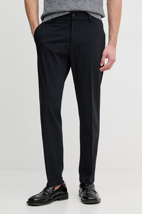 Trussardi spodnie męskie granatowe regular waist P021M000101N