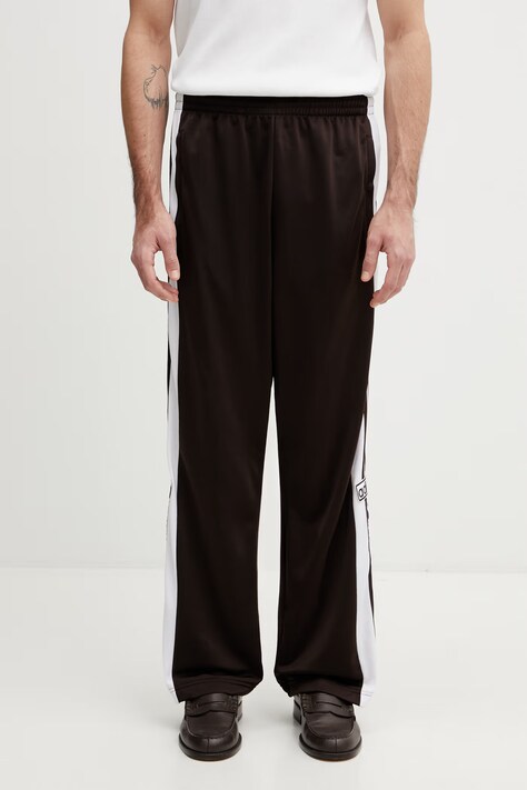 adidas Originals Adibreak spodnie dresowe męskie brązowe regular waist KE1679