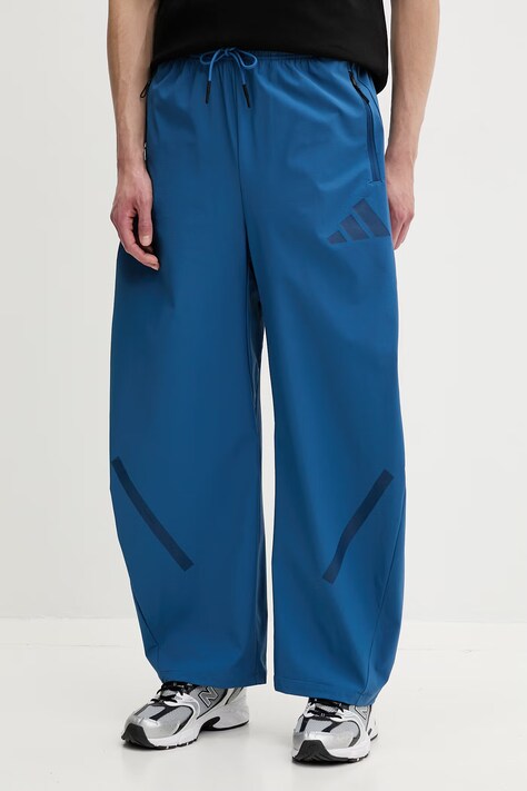 Adidas spodnie dresowe męskie x Z.N.E niebieskie KF0577