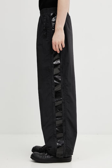 VETEMENTS spodnie dresowe Taped męskie kolor czarny z aplikacją ME76GP116BB