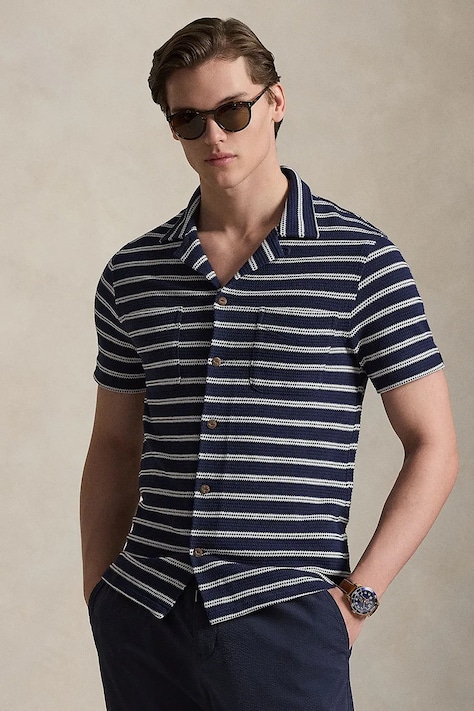 Polo Ralph Lauren spodnie męskie kolor granatowy proste 710P03480