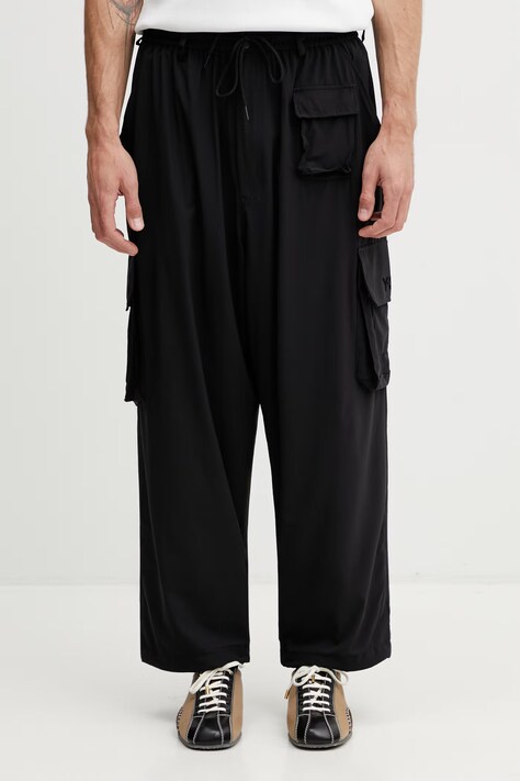 Y-3 UT STRGHT PANTS spodnie męskie czarne regular waist KS7857