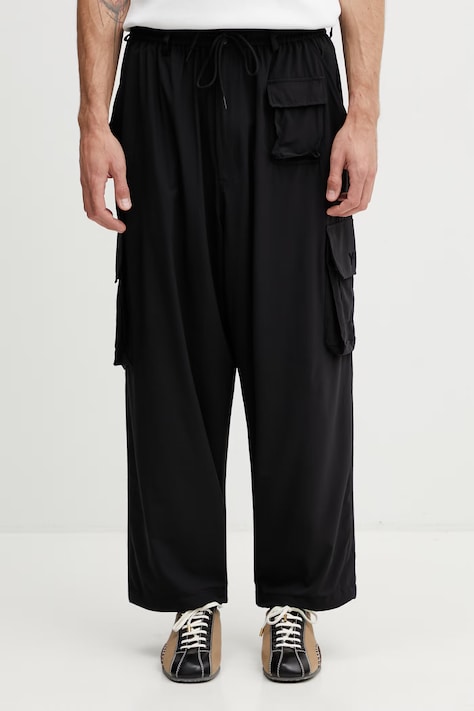 Y-3 UT STRGHT PANTS spodnie męskie czarne regular waist KS7857