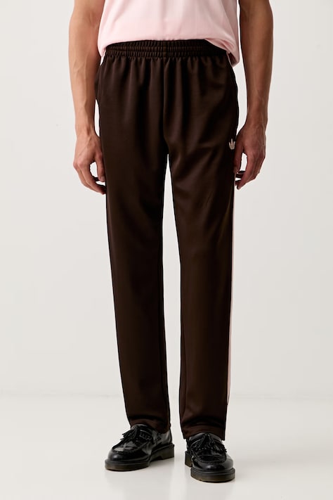 adidas Originals pantaloni de trening pentru bărbați SST REG TP maro regular waist KE3519