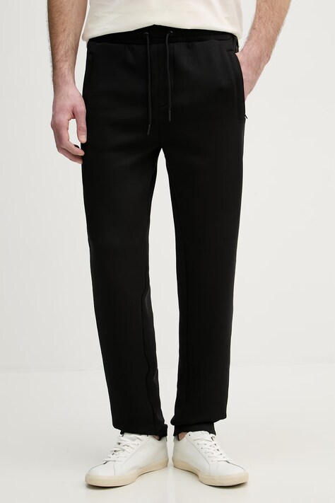 Karl Lagerfeld spodnie dresowe męskie czarne regular waist 562901.705016
