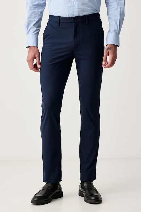 Tommy Hilfiger Spodnie chinos męskie granatowe regular waist MW0MW43408