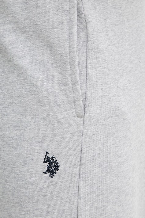 U.S. Polo Assn. спортивні штани чоловічі DHM LB — SS26-SPM0EE, сірий — фото 4