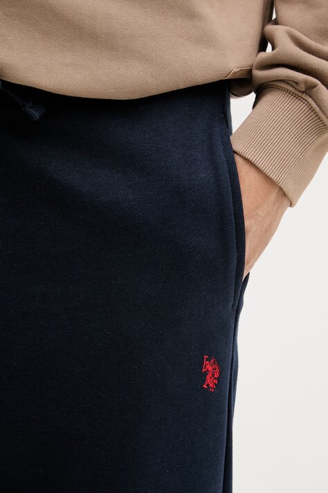 U.S. Polo Assn. спортивні штани чоловічі DHM LB — SS26-SPM0EE, темно-синій — фото 4