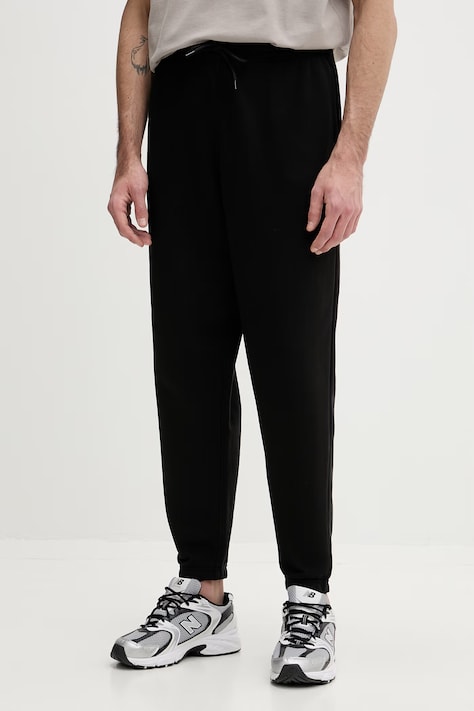 Tommy Jeans spodnie dresowe męskie z bawełny czarne DM0DM23014