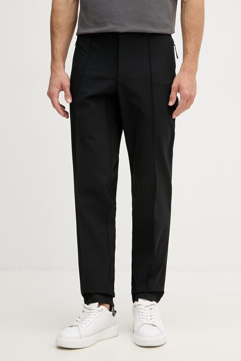 BOSS Green spodnie męskie BOSS X PORSCHE czarne regular waist 50558948