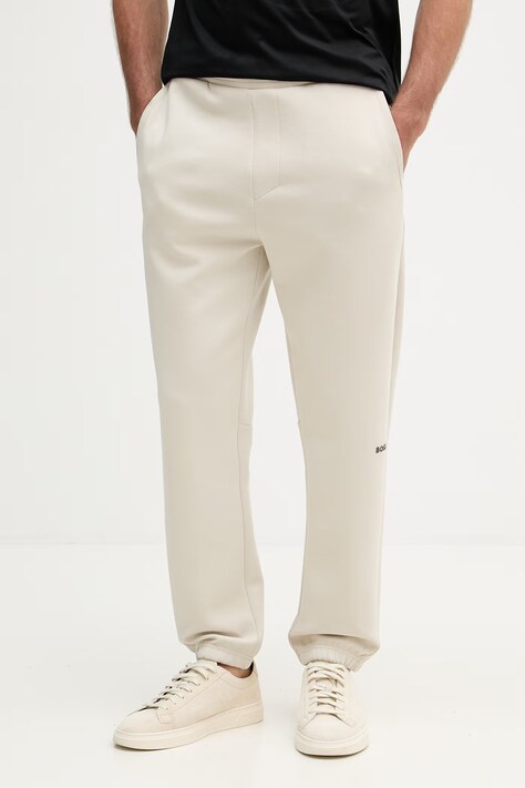 BOSS Green спортивні штани чоловічі бежеві regular waist