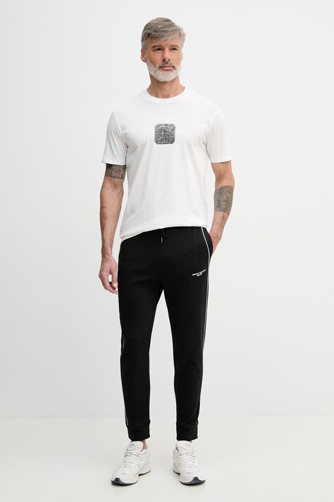 Armani Exchange спортивні штани чоловічі бавовняні — фото 2