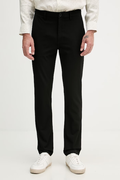 Armani Exchange nohavice pánske čierne regular waist XM002877 AF25462