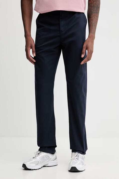 Napapijri spodnie PUYO męskie kolor granatowy dopasowane NP0A4H981761