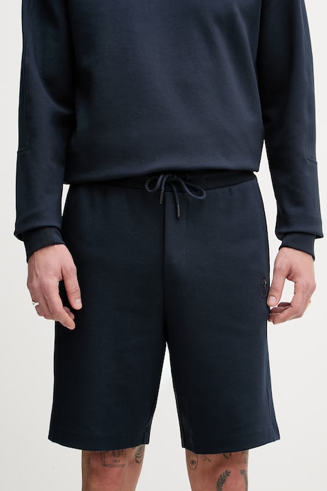 Joop! szorty męskie z bawełną granatowe regular waist 30101958