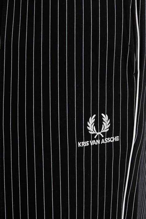 Fred Perry штани чоловічі x Kris Van Assche — SS26-SPM0IR, чорний — фото 4