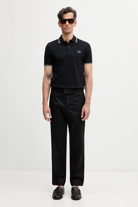 Fred Perry штани чоловічі бавовняні — SS26-SPM0IS, чорний — фото 5