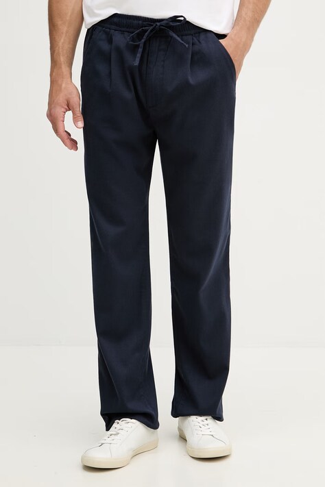 Guess chino kalhoty pánské PAOLO námořnicky modré regular waist M6GB15 W2024